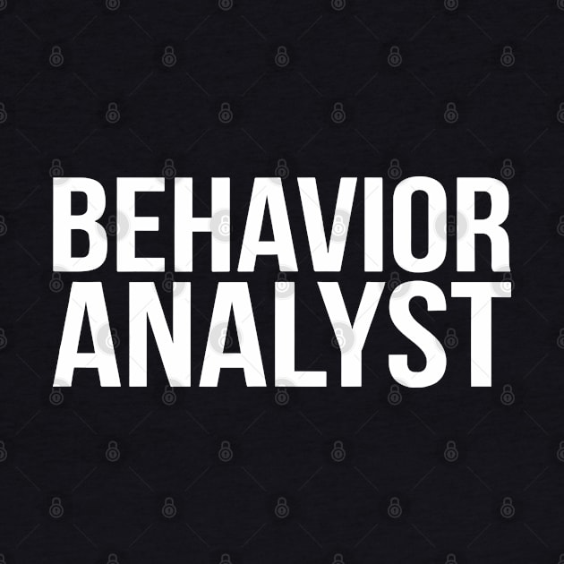 Behavior Analyst by LEGO